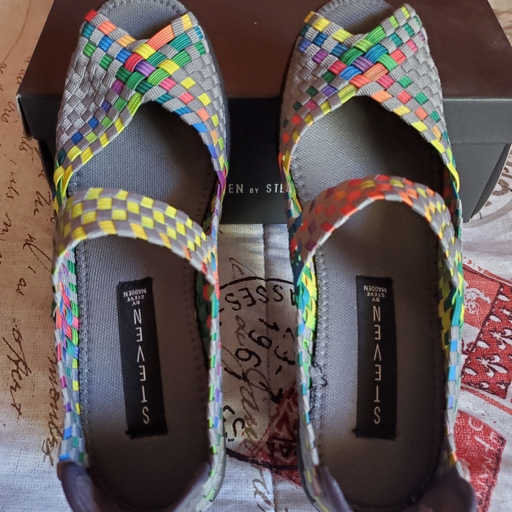 Steve Madden Brynn Mules Sz 6.5 - Picture 4 of 7